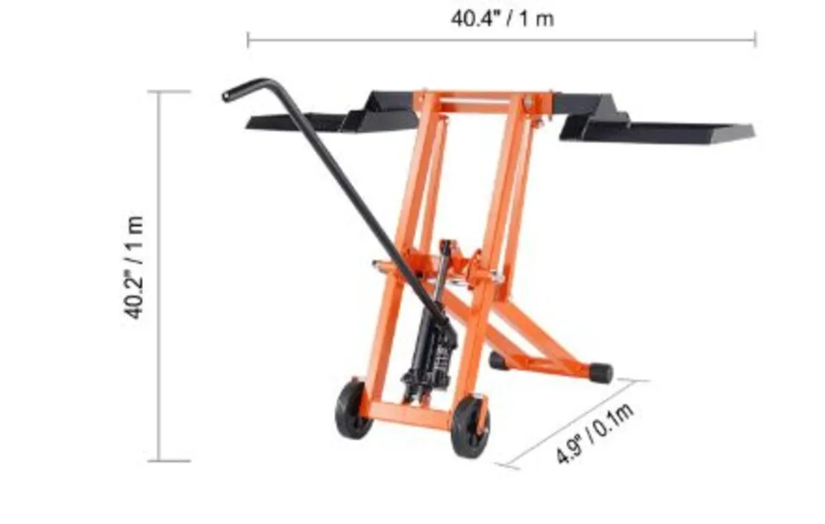 Lawn Mower Lift with Hydraulic Jack,500 Lbs Weigh - Image 4