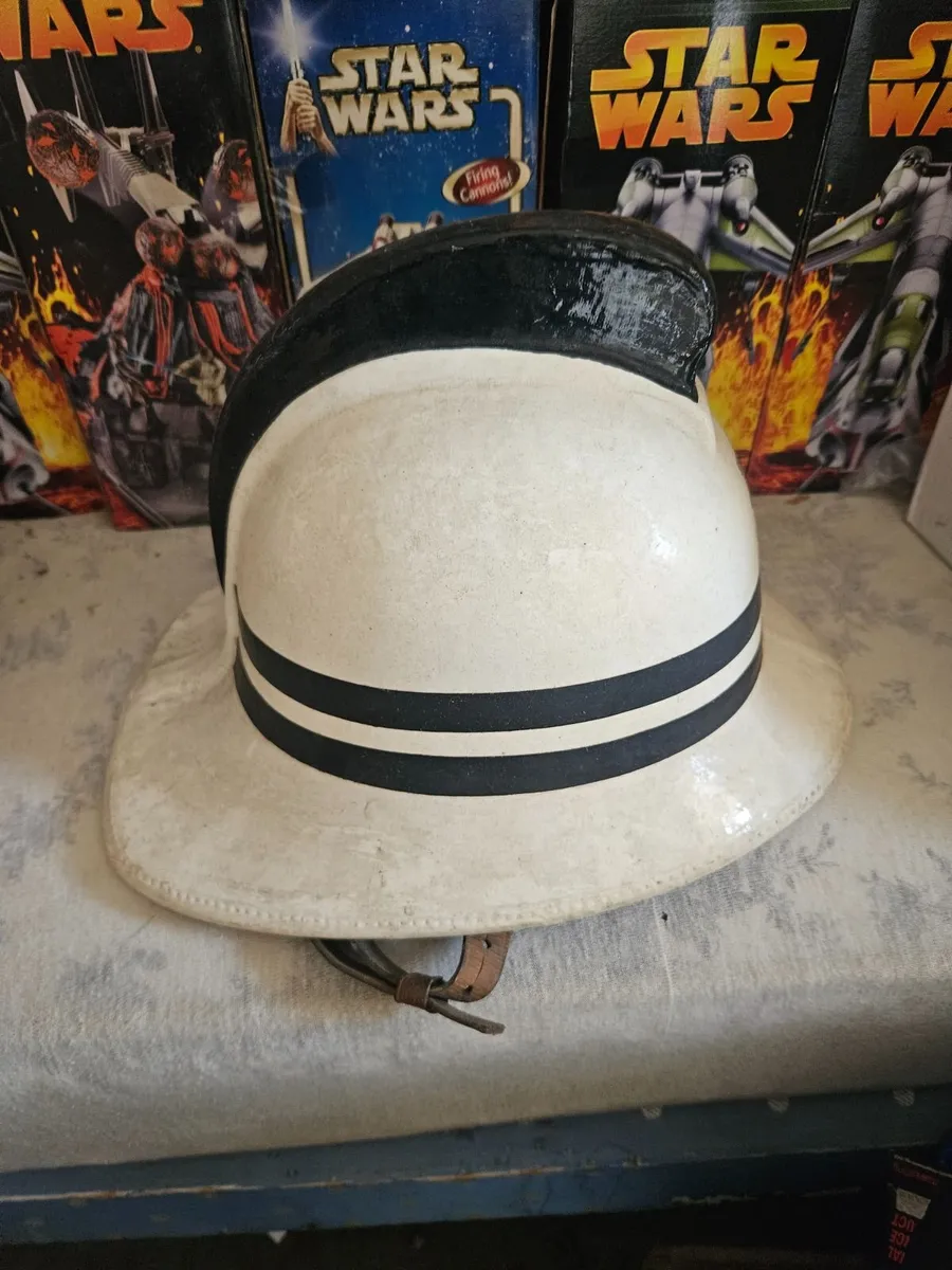 Vintage Fire Mans Helmet - Image 2