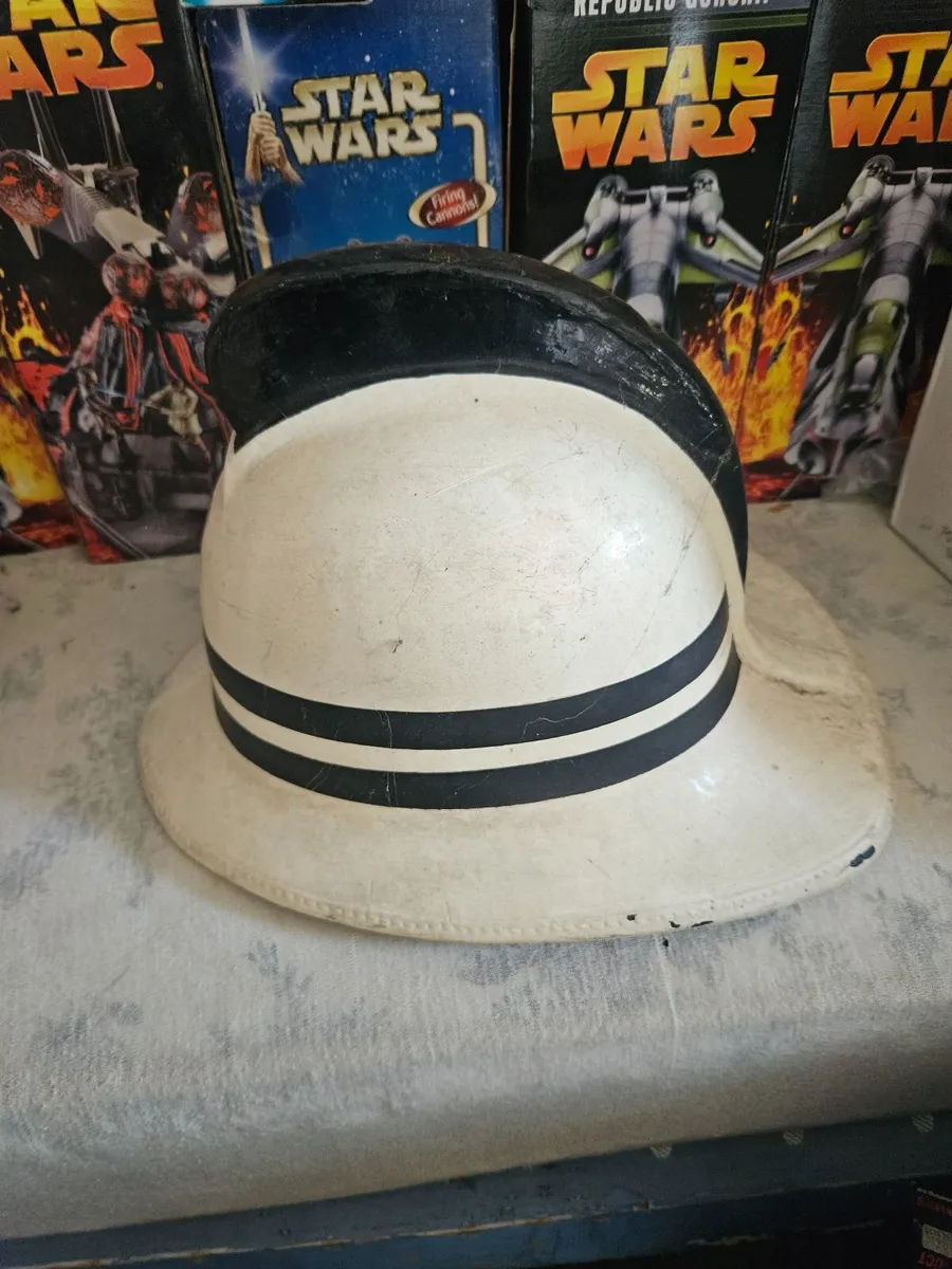 Vintage Fire Mans Helmet - Image 4