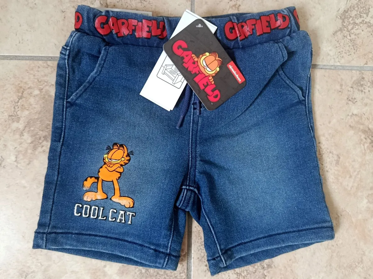 Garfield Boys Jeans Shorts Blue 3-4 Years 104 cm - Image 1