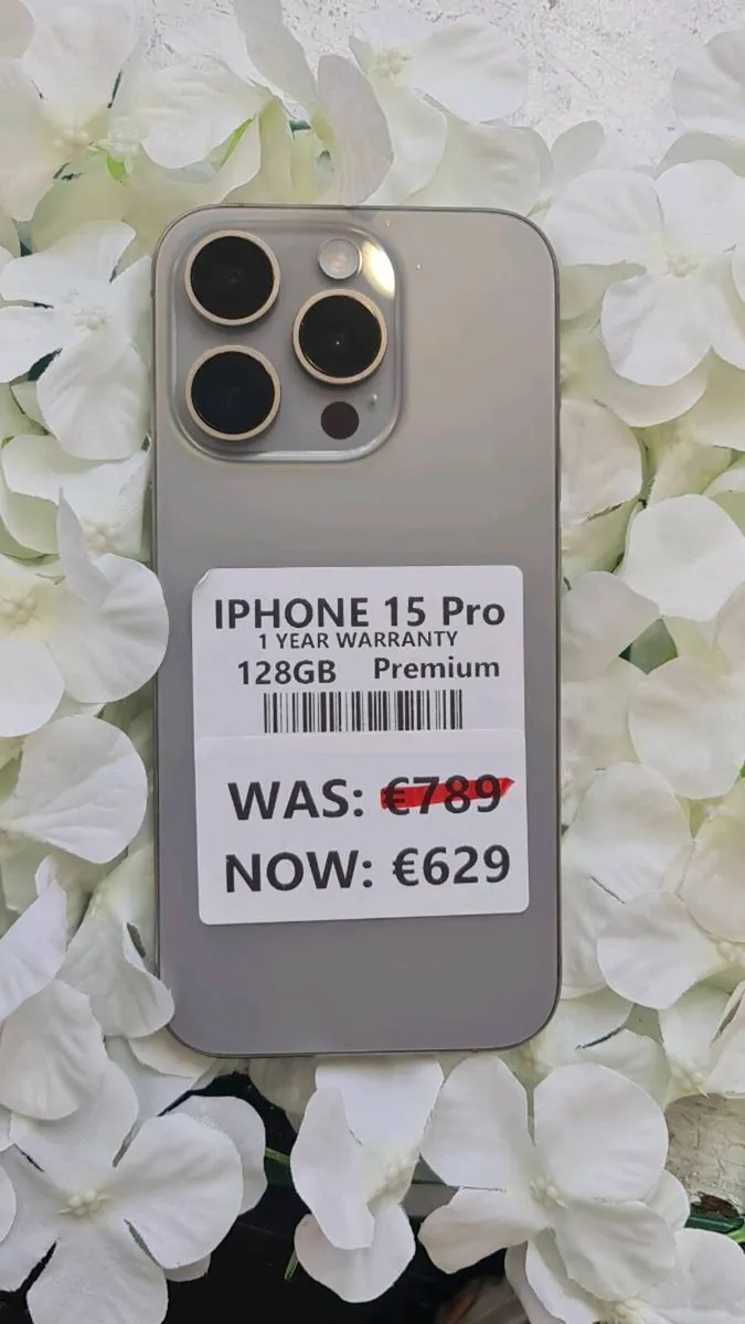 IPHONE 15 PRO 128GB Premium 1 YEAR WARRANTY - Image 1