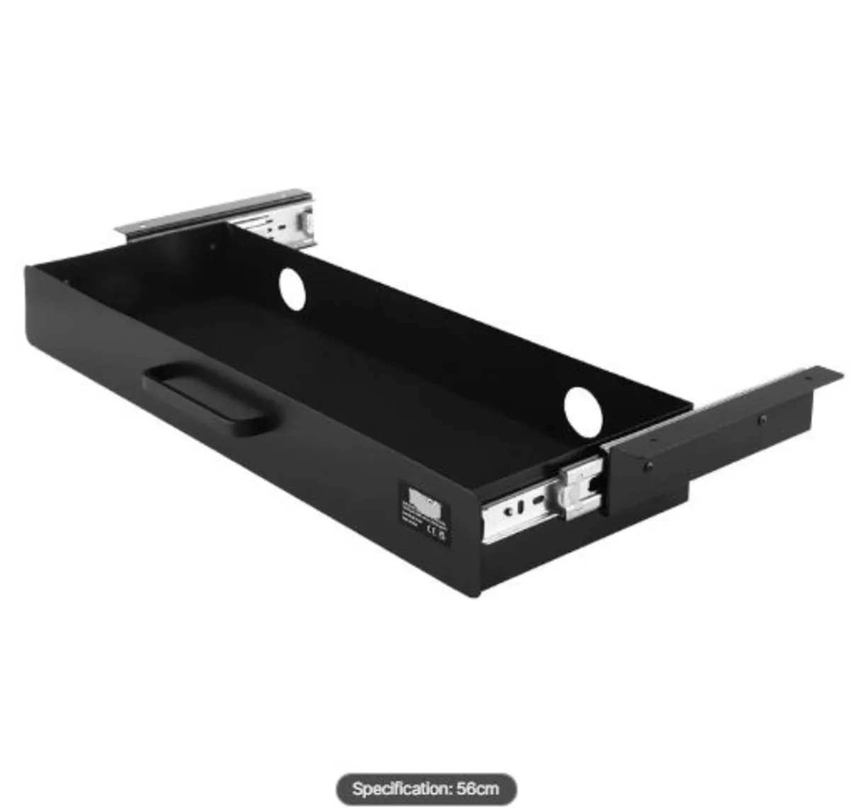 22" Wide Under Desk Drawer Slide Out, Under Desk - Image 4