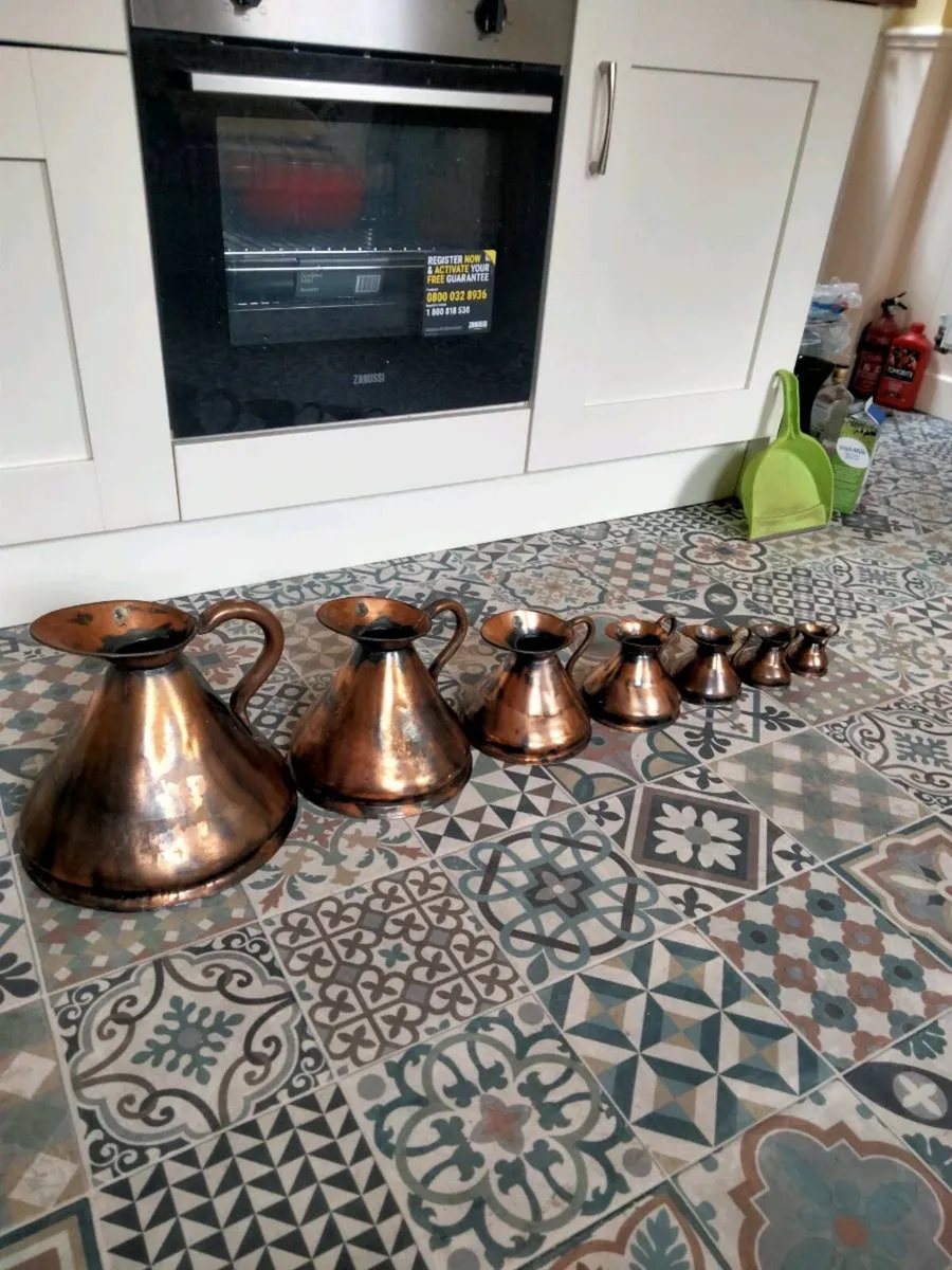 Copper Pitchers - Image 1
