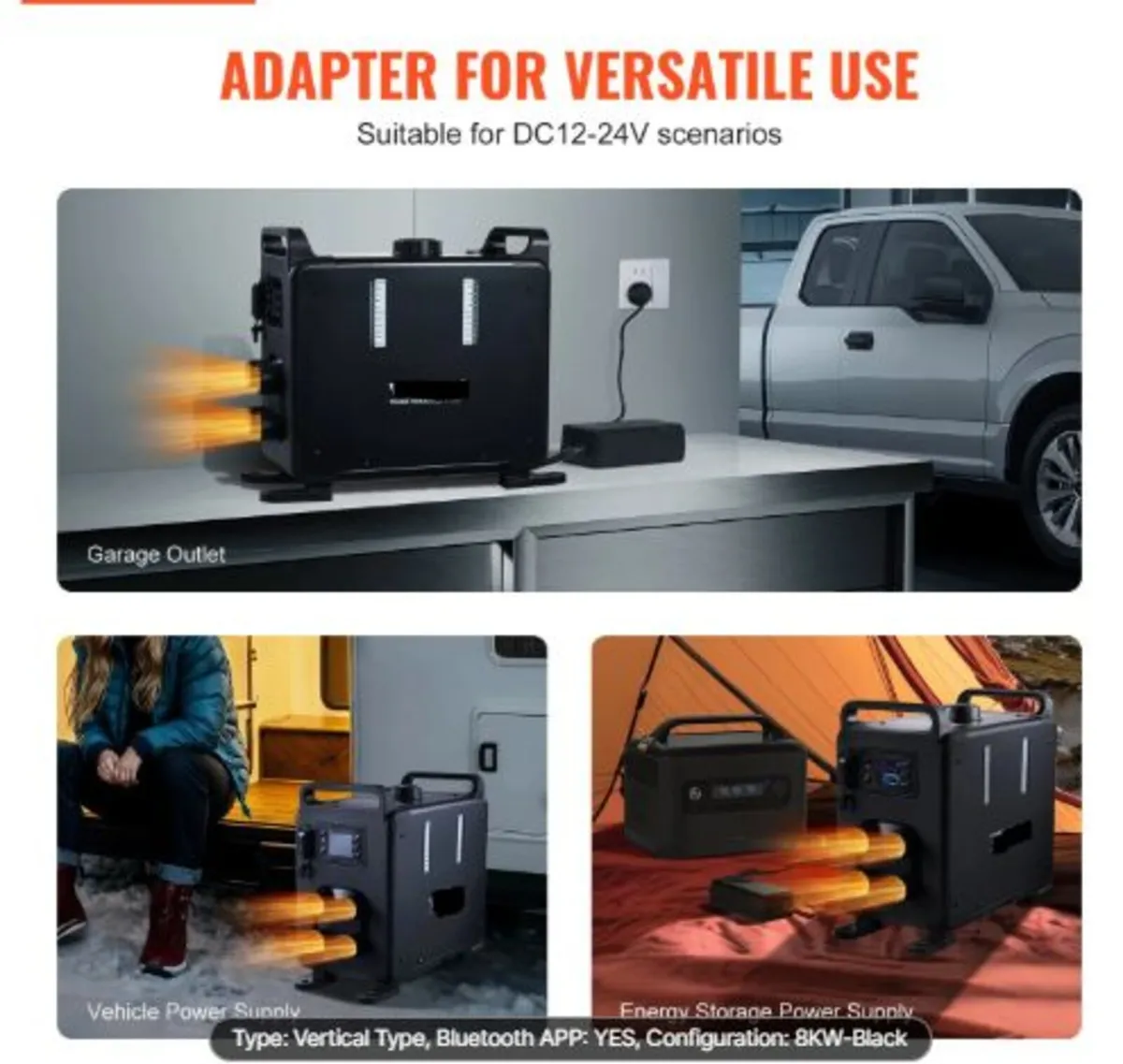 5-8KW Diesel Heater, 12V/24V All in One Diesel - Image 2