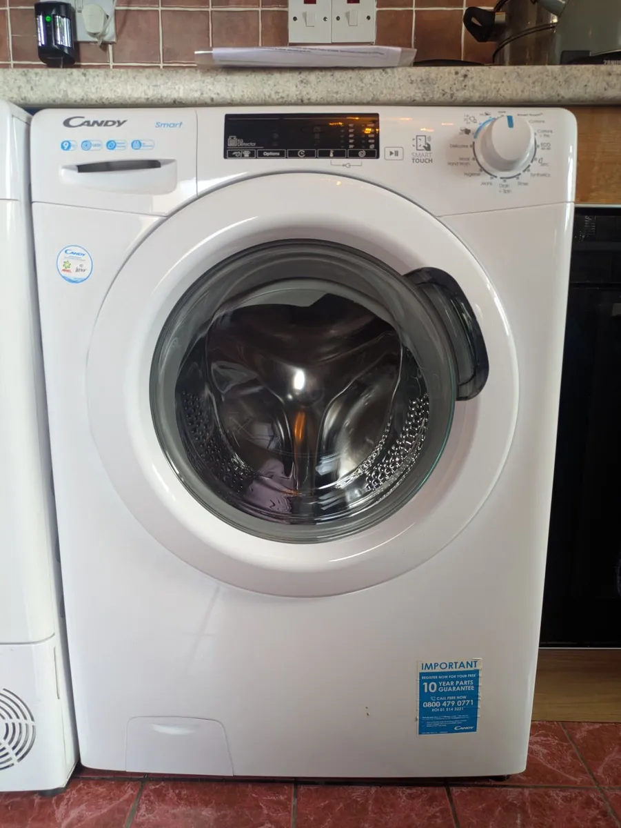 9kg Candy Smart Washing Machine & Dryer - Image 2