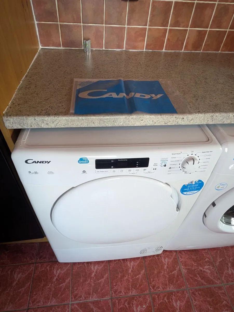 9kg Candy Smart Washing Machine & Dryer - Image 3