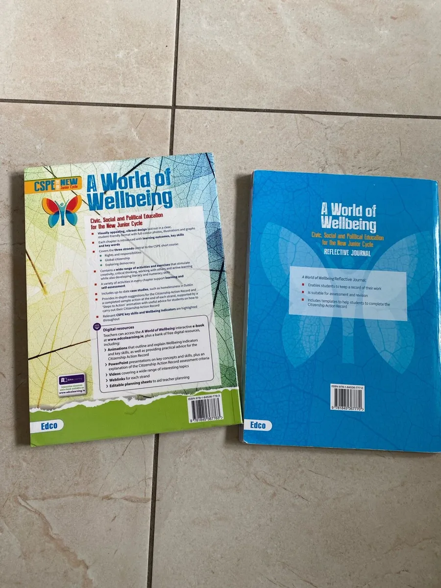 New A World Of Well-being Junior Cycle CSPE Edco - Image 2