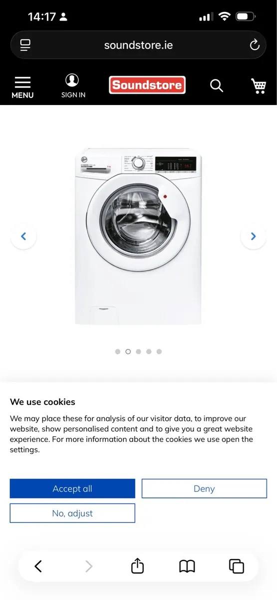 Hoover washing machine - Image 2