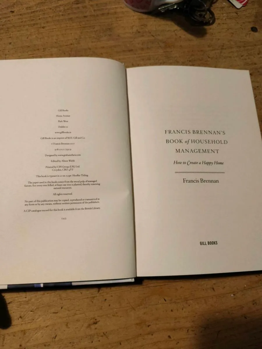 Francis Brennan's Book of Household management. Br - Image 4