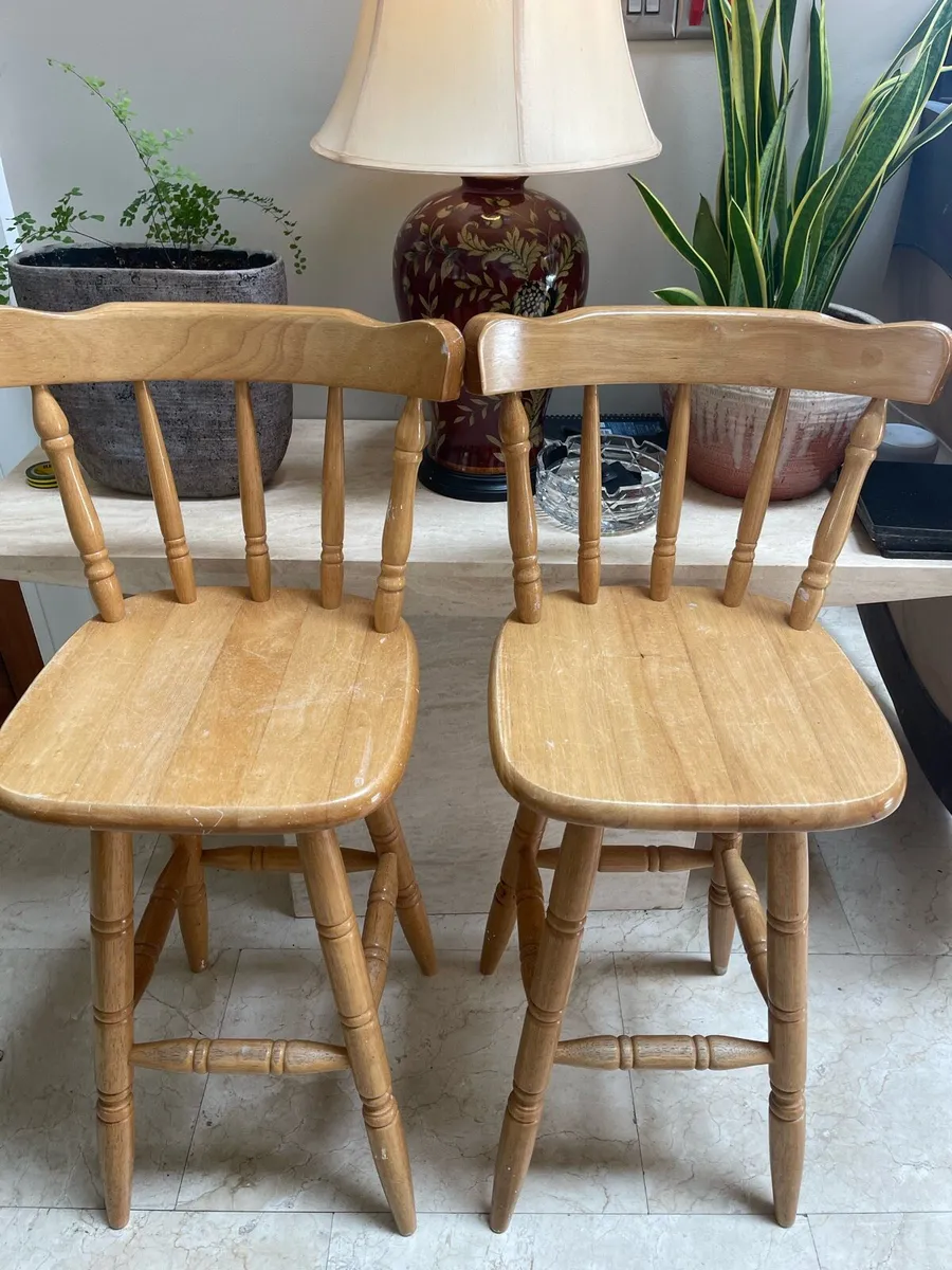 2 x Kitchen Breakfast Bar - Island High Stools