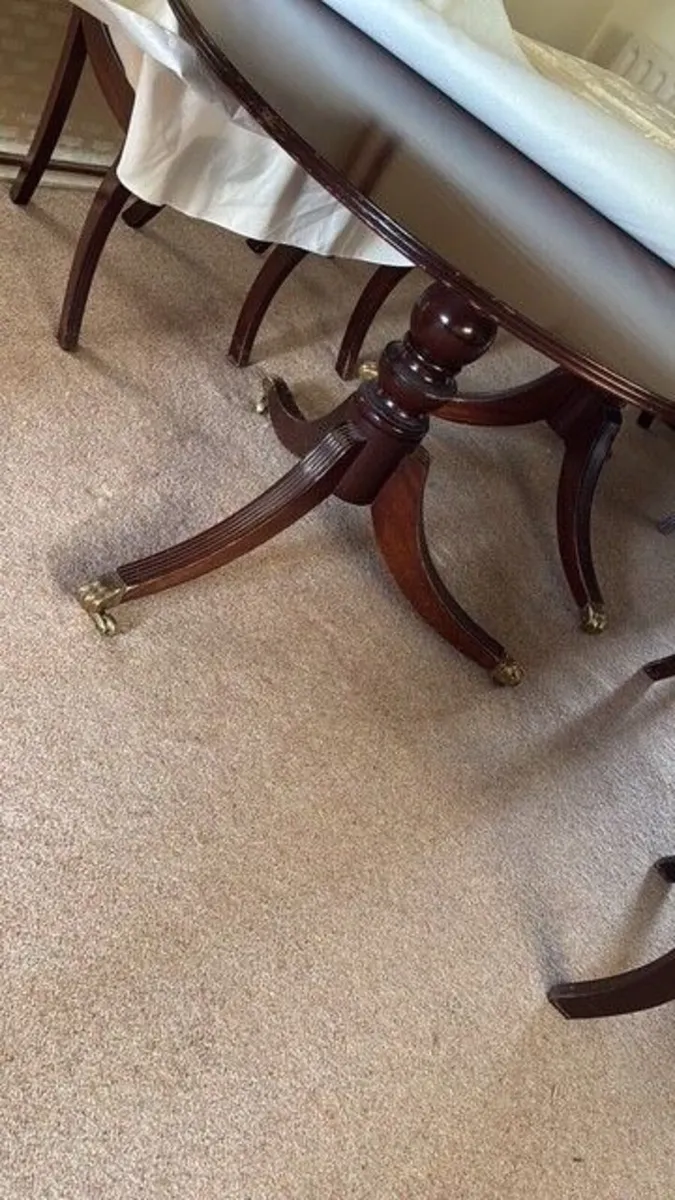 Dining Table Mahogony and chairs - Image 2