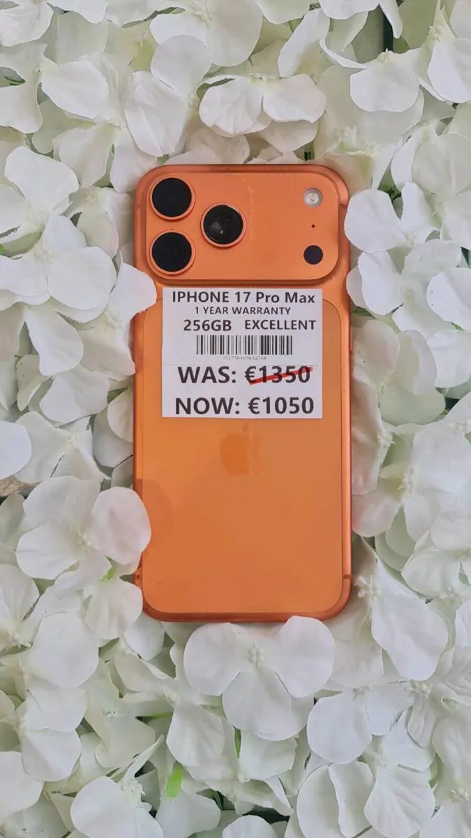 IPHONE 17 PRO MAX 256GB EXCELLENT 1 Year Warranty - Image 1
