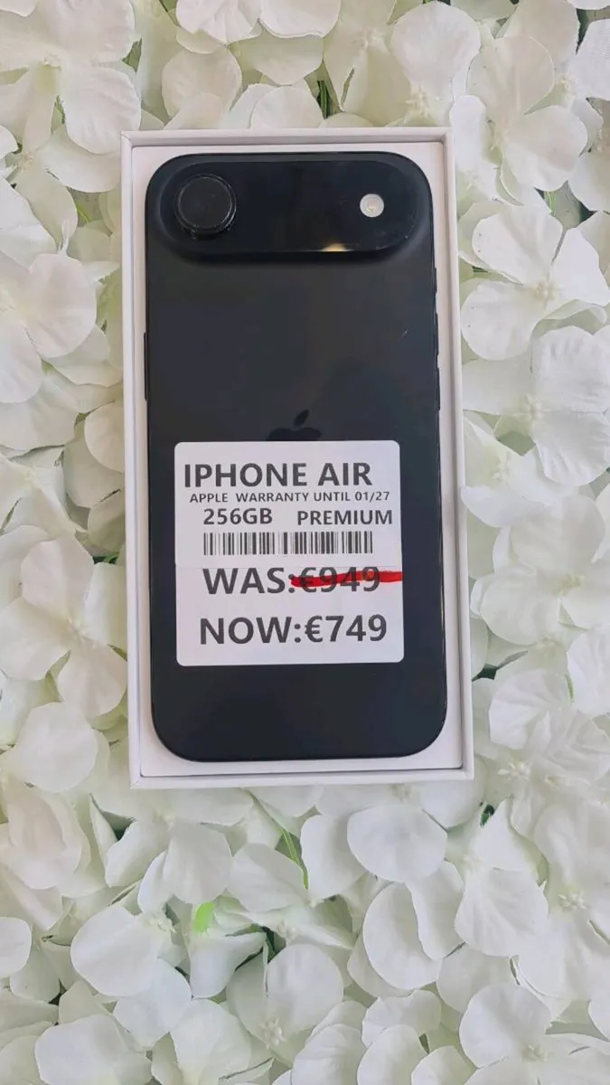 IPHONE AIR 256GB Premium,APPLE WARRANTY UNTIL01/27 - Image 1