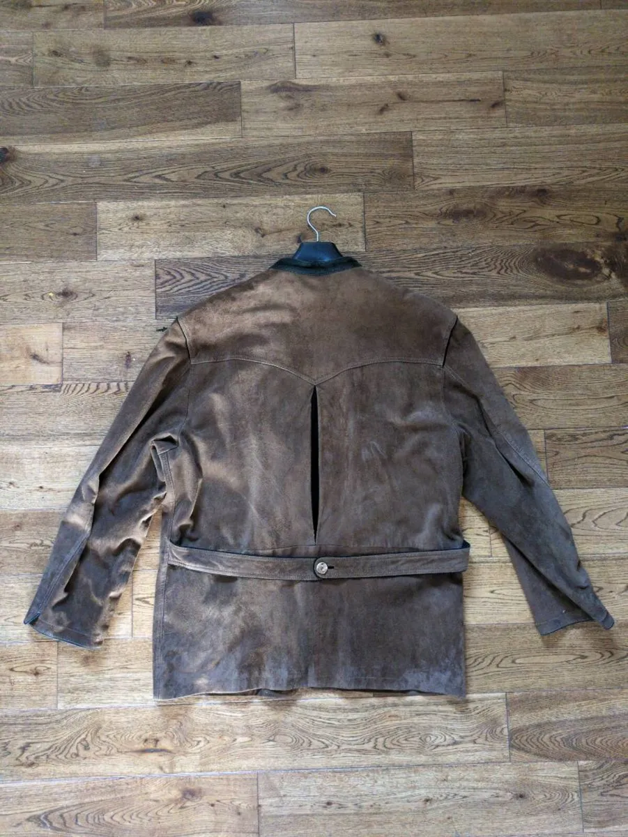 Vintage Bavarian-style Suede Jacket - Image 2