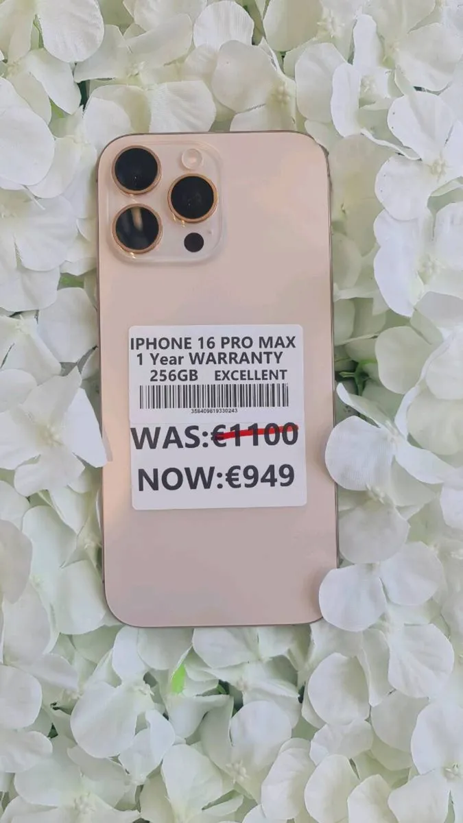 Iphone 16 PRO MAX 256GB EXCELLENT 1 year warranty - Image 1