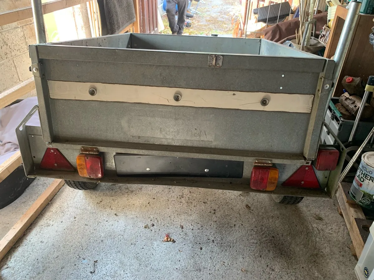 4’ x 3’ single axle galvanised car trailer - Image 3