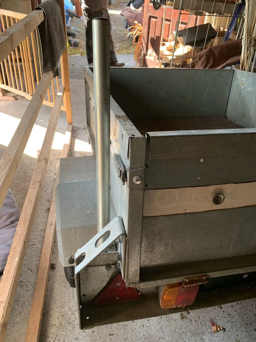 4’ x 3’ single axle galvanised car trailer - Image 4
