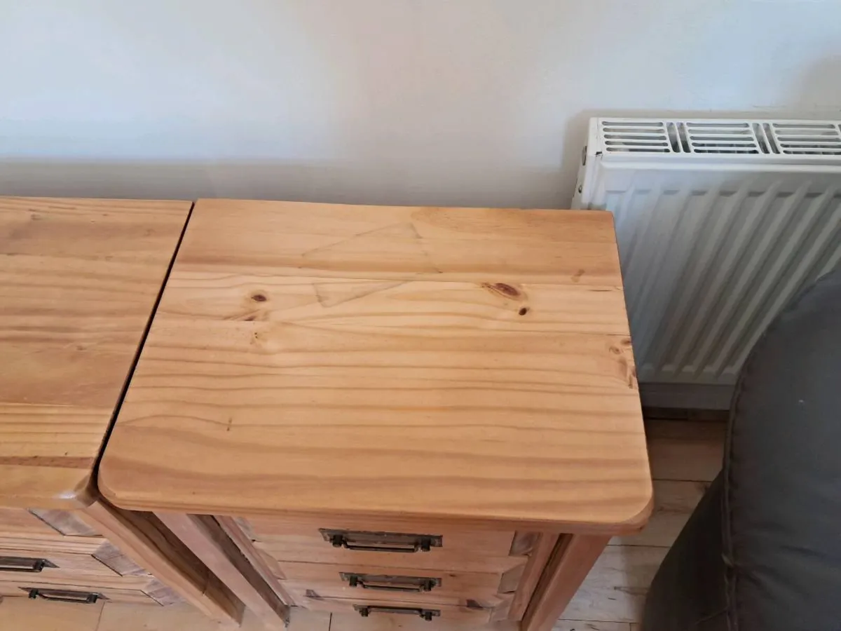 Pair mexican pine lockers - Image 4