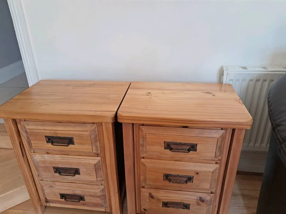Pair mexican pine lockers - Image 3