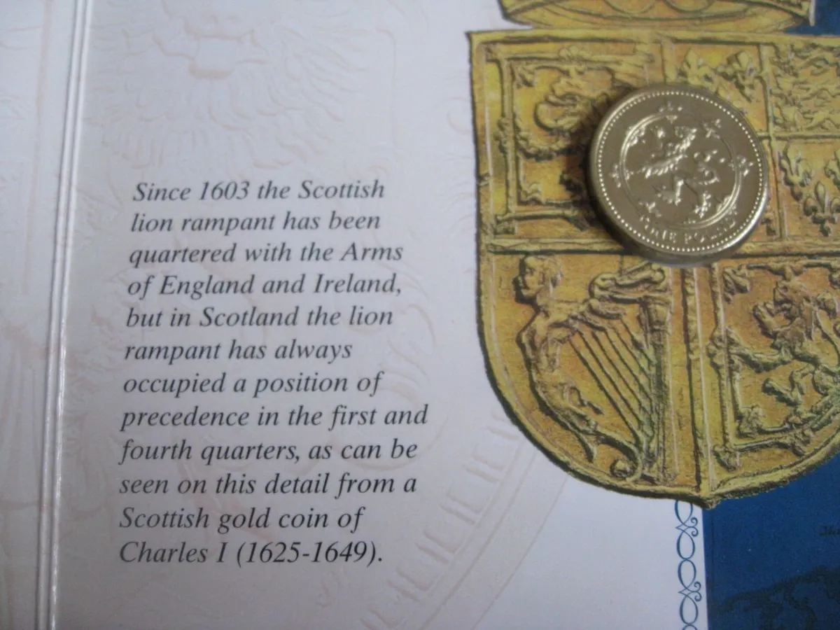 1999 BU £1 Coin Pack - Scottish Rampant Lion - Image 3