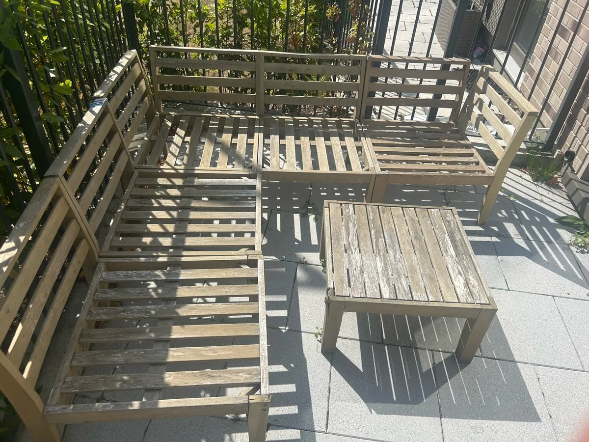 Garden table and chairs - Image 2