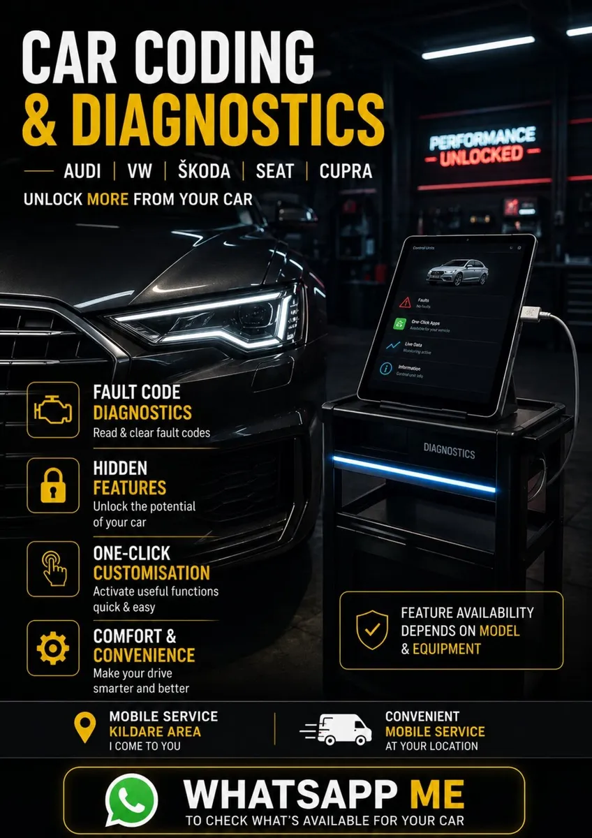 Car Coding and Diagnostics Kildare - Image 1