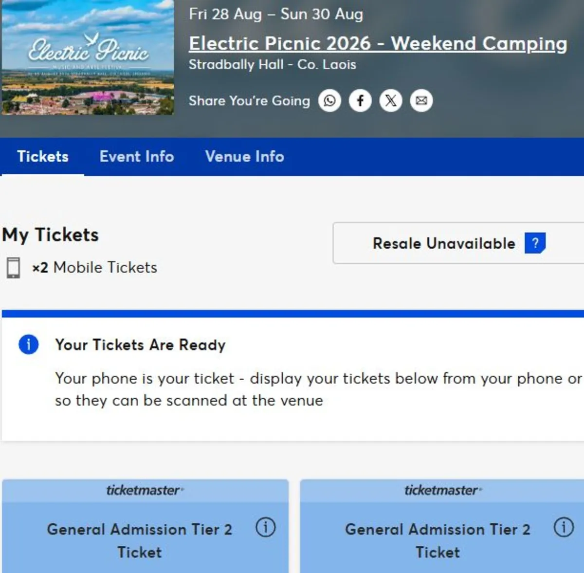 EP 2026 tickets