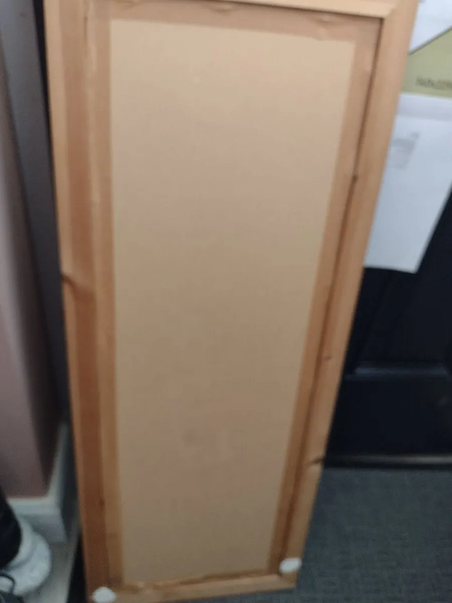 Wooden full length hall/ bedroom mirror - Image 2