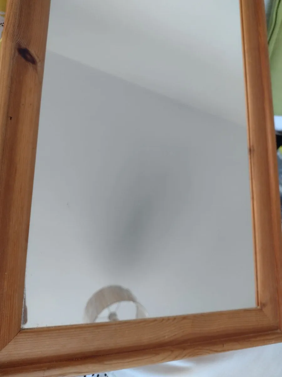 Wooden full length hall/ bedroom mirror - Image 3