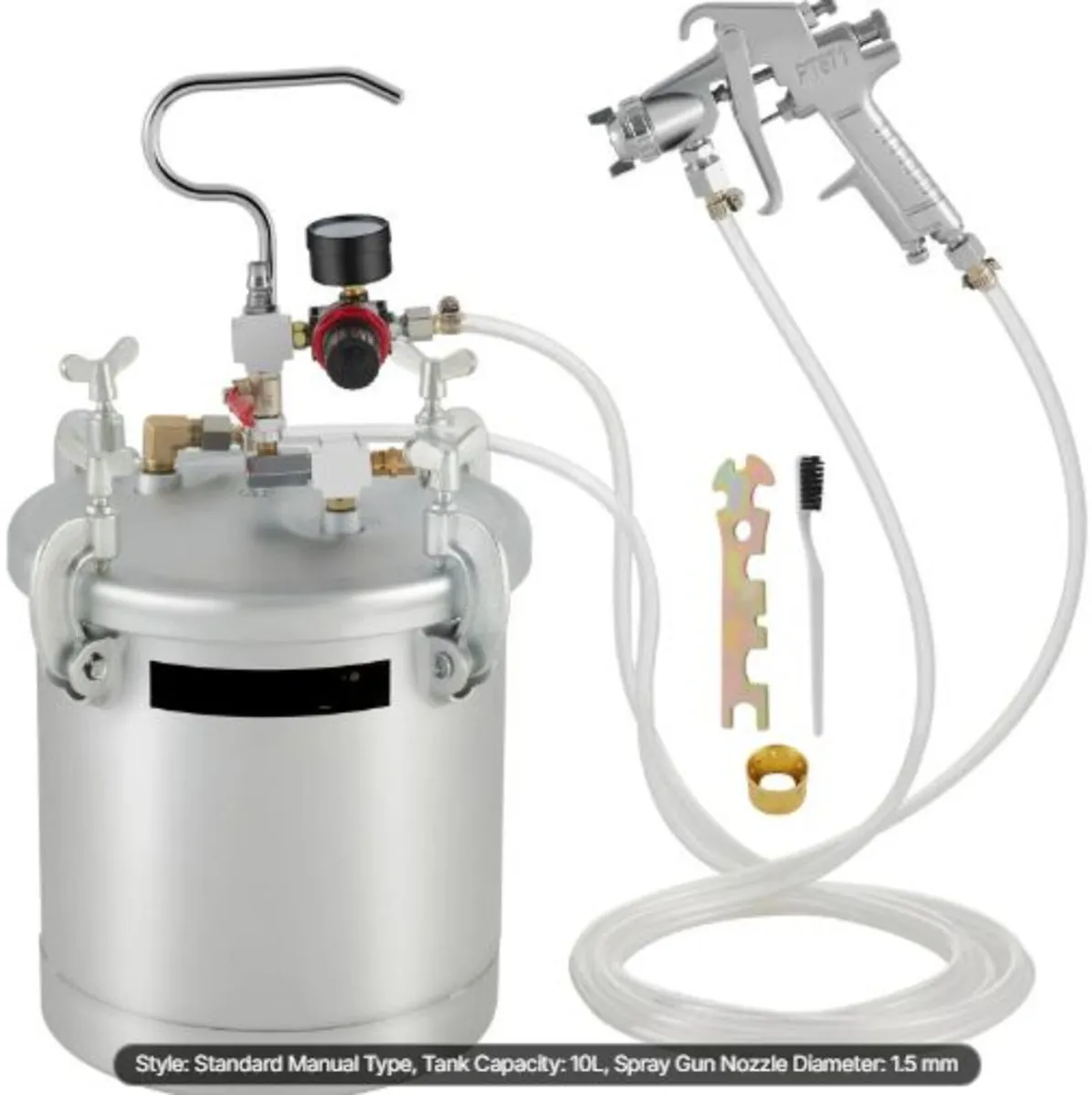 Commercial Paint Pressure Tank 2.5 Gallons Pressur - Image 1