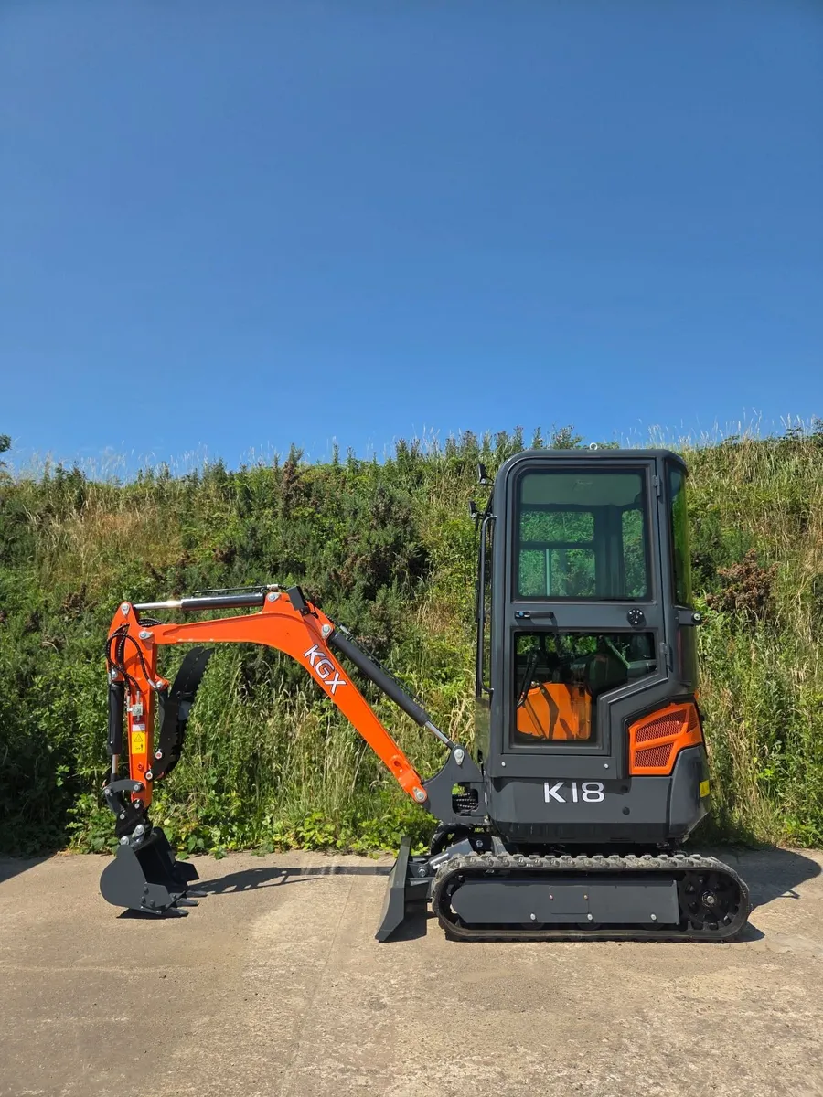 NEW KGX K18 1.8ton Mini Digger Kubota 3cyl Engine - Image 2