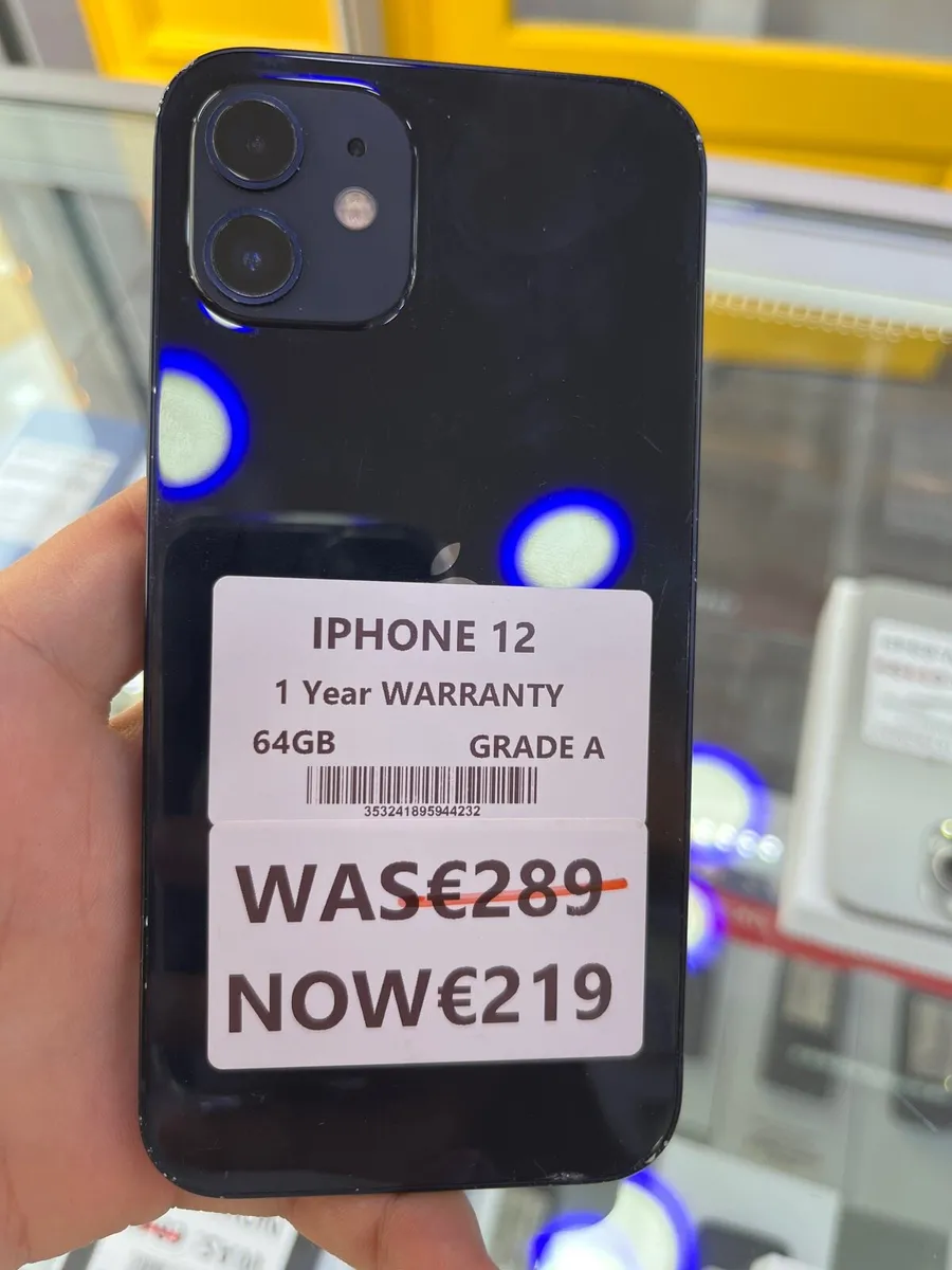 🔥😎iPhone12 64GB Grade A 1Y warranty 😎 - Image 1