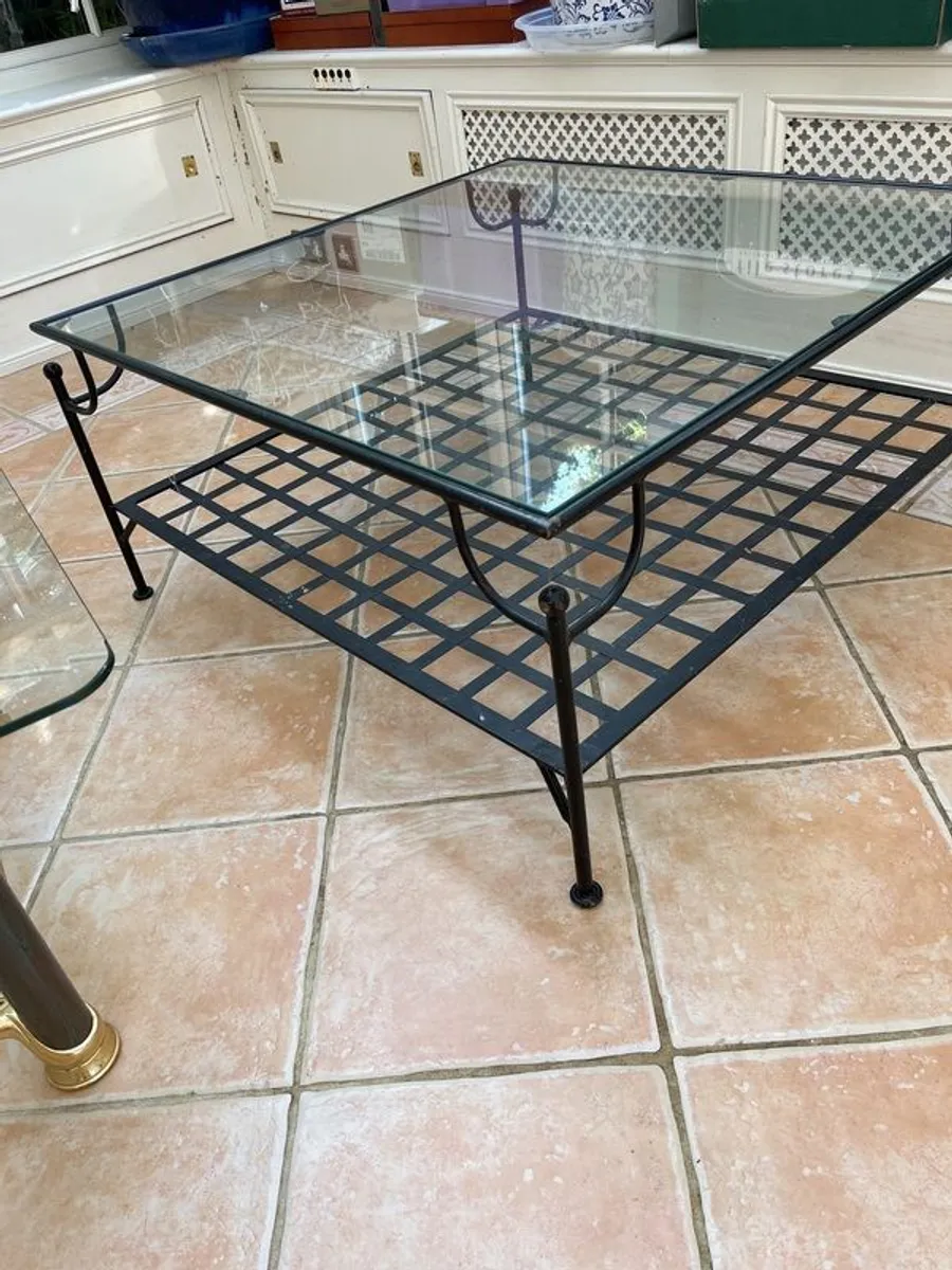 Square coffee table 91cm and a square side table 51cm - Image 3