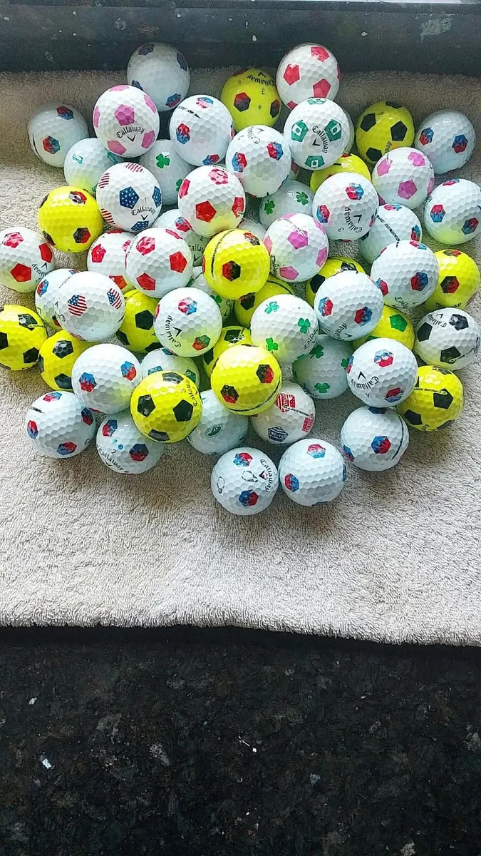 jj'S CORK GOLF BALLS - TRUVIS FOOTBALLS - Image 1