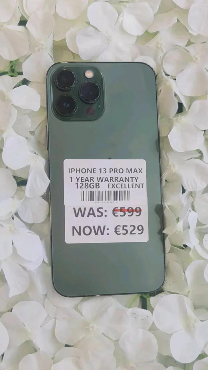 IPHONE 13 PRO MAX 128GB EXCELLENT 1YEAR WARRANTY