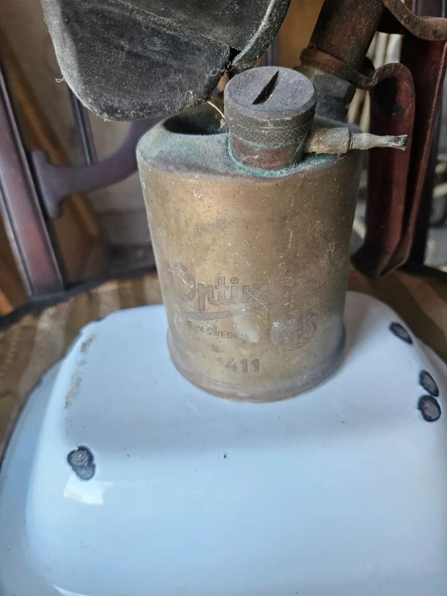 Vintage Brass Blow Torch - Image 2