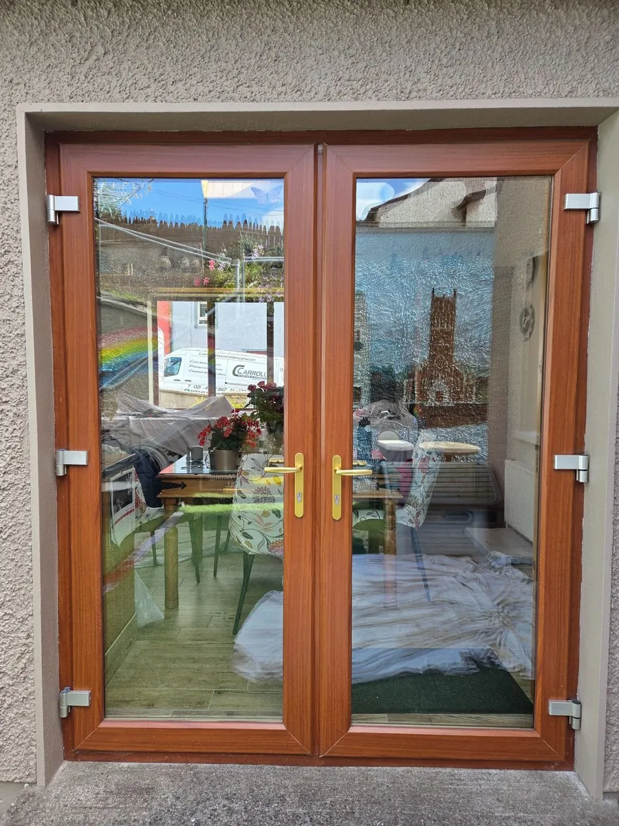 Pvc double doors