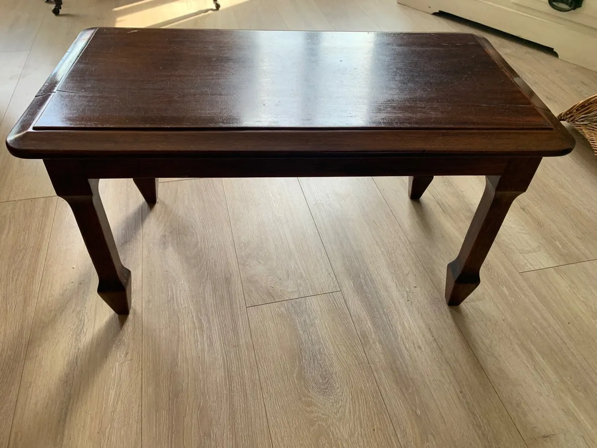 Small Hardwood Table - Image 1