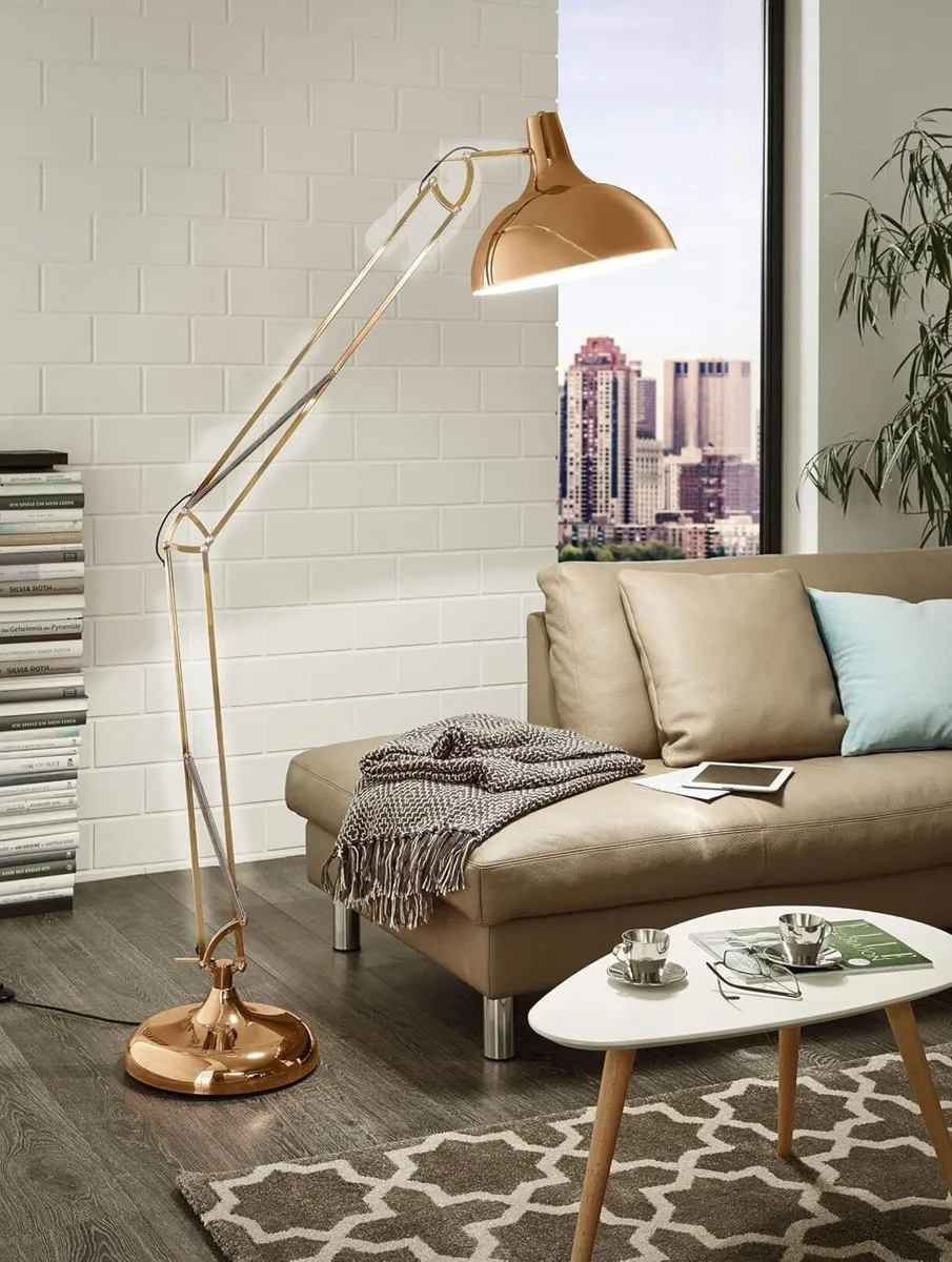 Floor Lamp 1-Flame Vintage in Industrial Design - Image 2