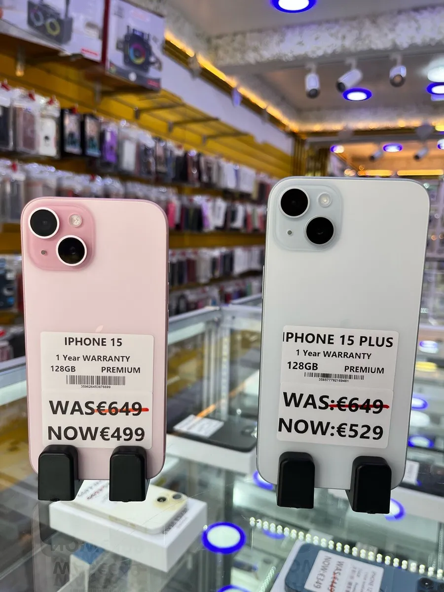 🔥iPhone15 Plus 128GB premium 1Y warranty ✅ - Image 1