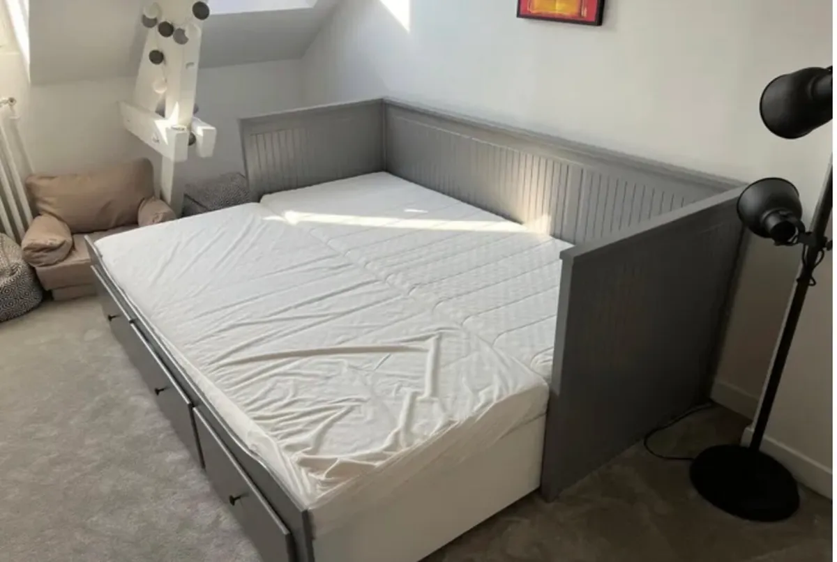 Ikea day bed grey - Image 1