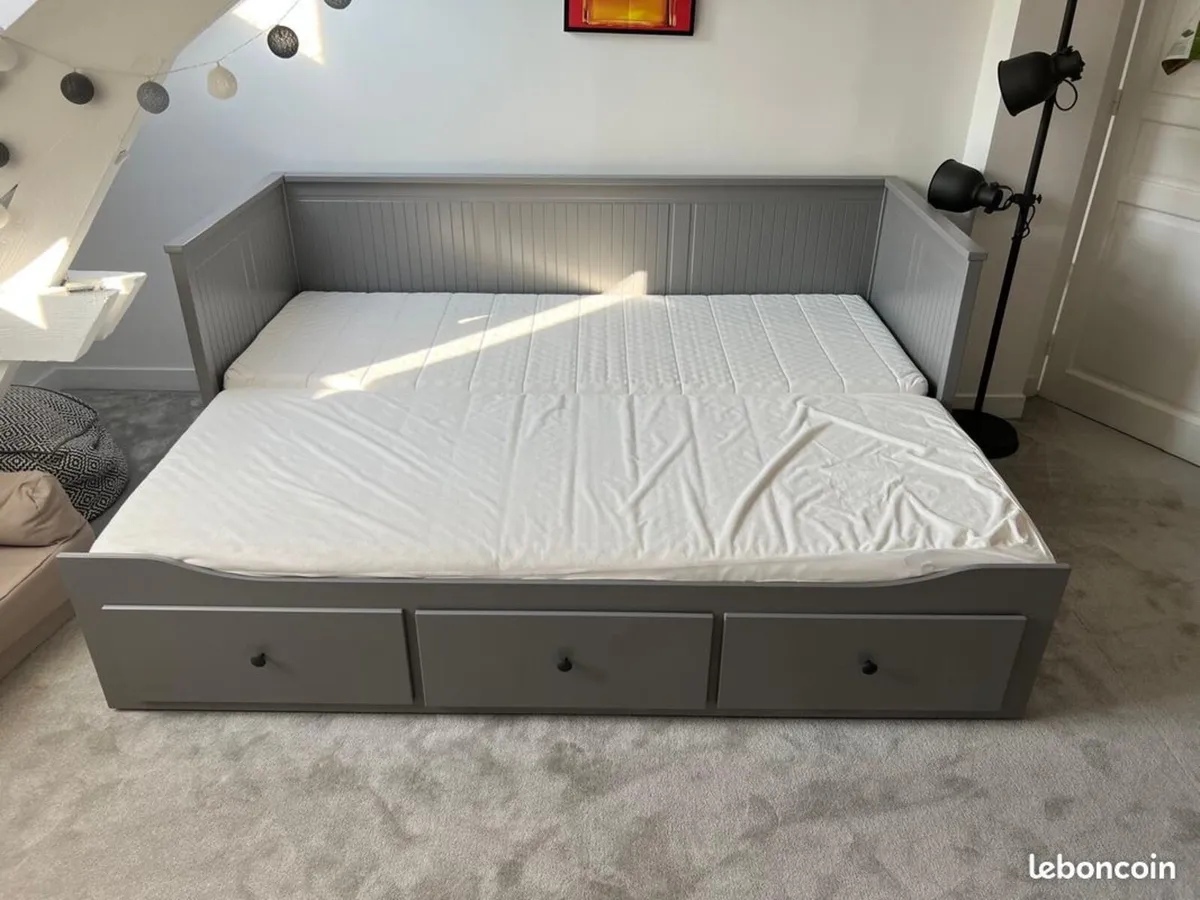 Ikea day bed grey - Image 3