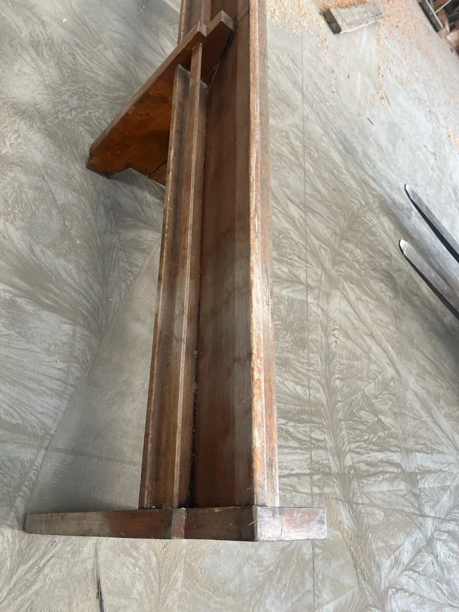 Oak Church benches - Image 3