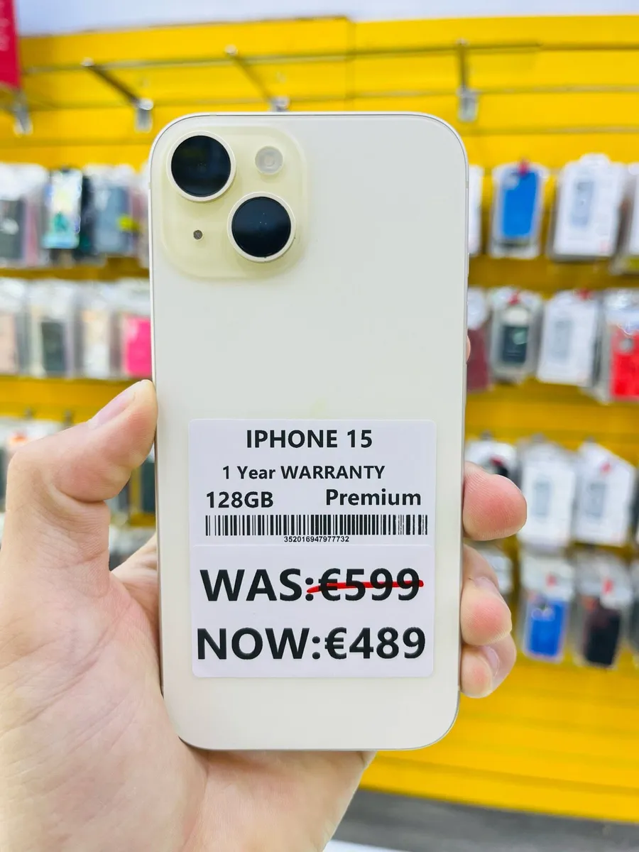 🔥iPhone15 128GB premium 1Y warranty 🔥✅ - Image 1