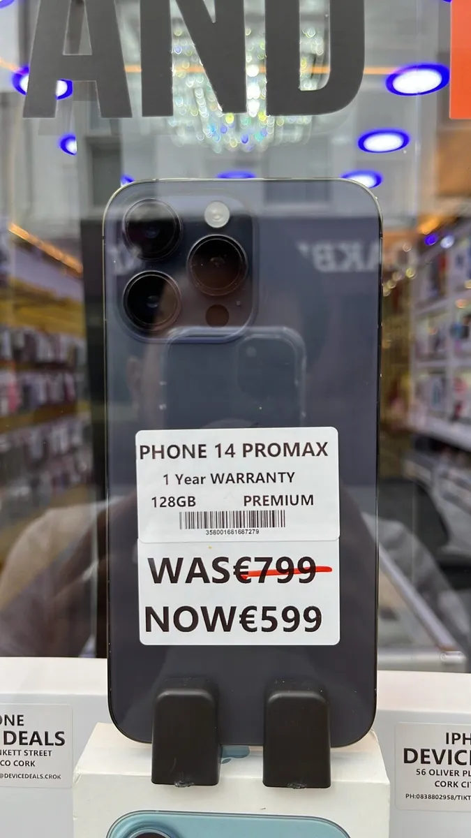 🔥iPhone14 Promax 128GB premium 1Y warranty 🔥✅ - Image 1