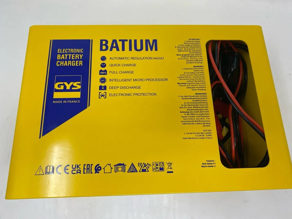 GYS Electronic Battery Charger 6/12/24V - Image 4