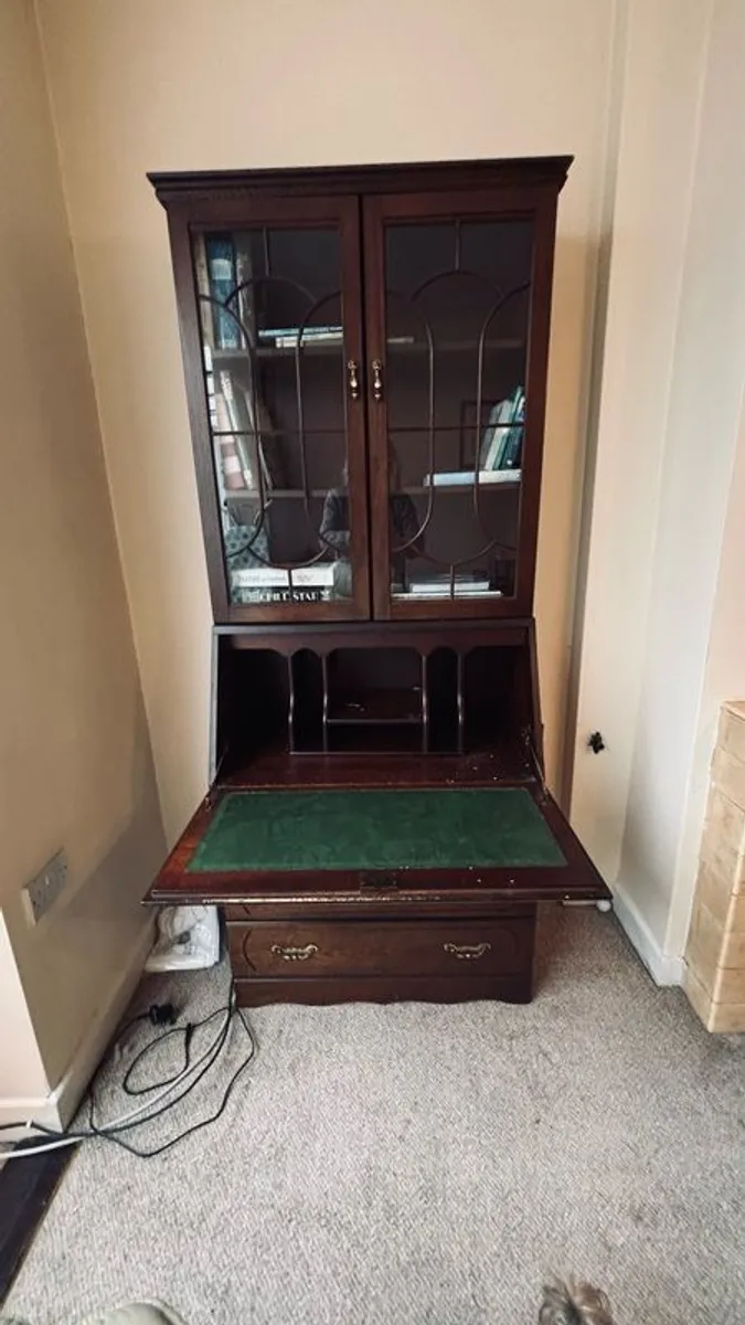 Mahogany Bookcase / Bureau - Image 2