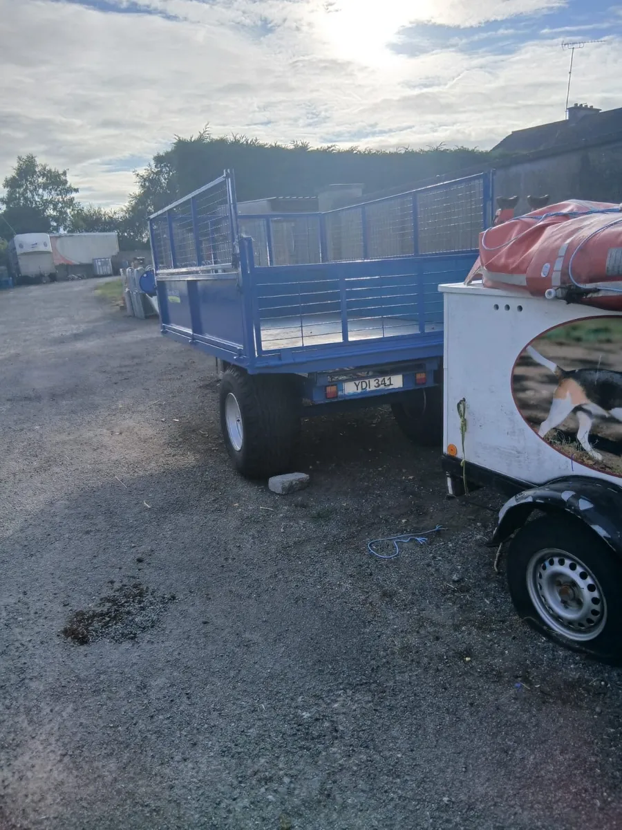 Turf Master tipping trailer like new - Image 4