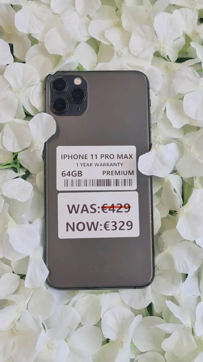 IPHONE 11 PRO MAX 64GB PREMIUM 1 YEAR WARRANTY - Image 1