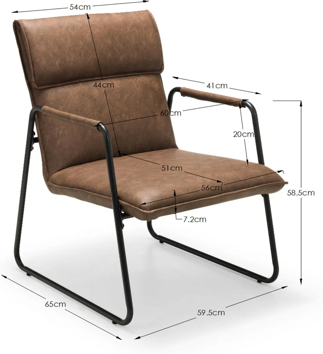Gramercy Chair H82 X W60 X D73CM - Image 2